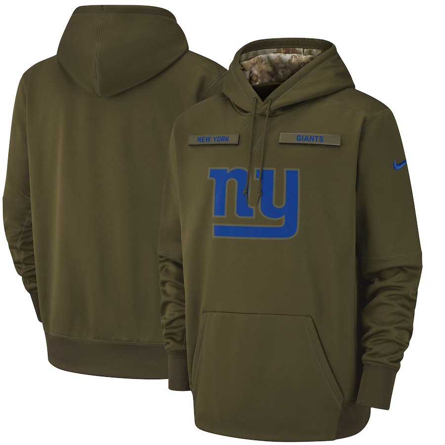 New York Giants Nike Men&amp;#x27;s Salute to Service Pullover Performance Green Hoodie.jpg