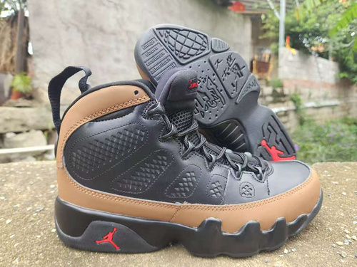 AIR JORDAN9E Jordan 9E Nero Rosso Nero Marrone 40G47