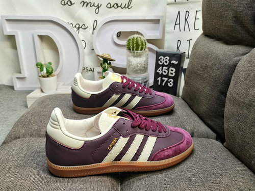 1D73Dadidas SAMBA OG W ID0G477 Originali classici da quasi 70G anni produzione originale in pelle sc