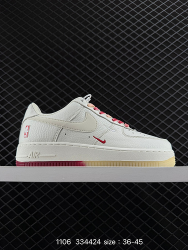 1D2C0G Nike AIR FORCE 1D0G7 Air Force One scarpa da tavolo sportiva casual versatile e bassa con pre