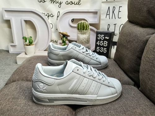 535D Adidas Originals SUPERSTAR Shell Head Classico Versatile Casual Scarpe da tavolo sportive Schiu