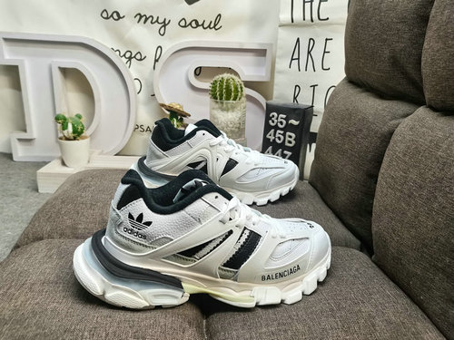 447DBallenciaga Triple S x Annuncio Adidas Articolo di cooperazione di lusso transfrontaliero Balenc