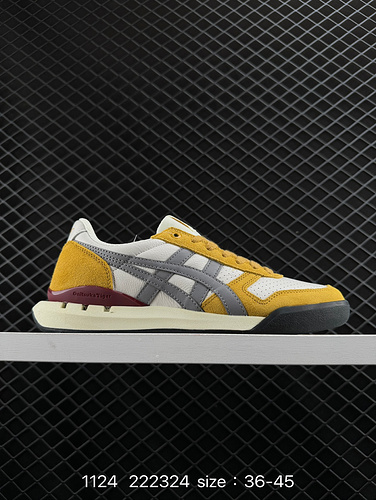 1yu2poo Onitsuka Tiger Ultimate 81yu EX scarpe casual basse in pelle scamosciata antiscivolo e resis