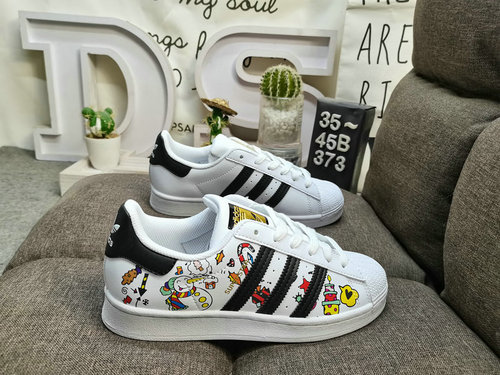 373D Adidas Originals SUPERSTAR EG4958 Shell Head Classico Versatile Casual Scarpe da tavolo sportiv