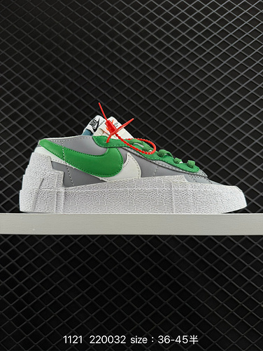 1yu6poo Sacai x Nike Blazer quotClassic Green Destrutturato Antiscivolo e resistente all'usura Scarp