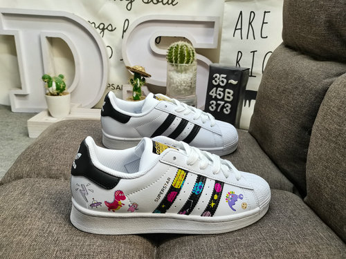 373D Adidas Originals SUPERSTAR EG4958 Shell Head Classico Versatile Casual Scarpe da tavolo sportiv