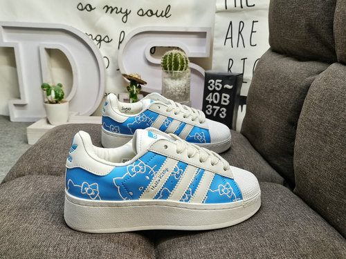 373D Adidas Originals SUPERSTAR XLG IG4477 Shell Head Classico Versatile Casual Scarpe da tavolo spo