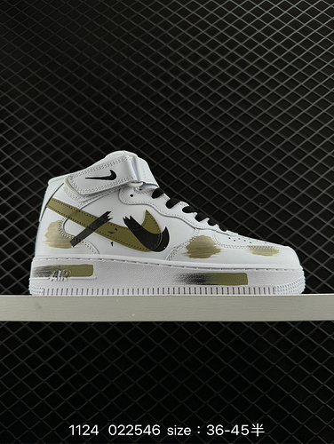 Livello aziendale 23poo Nike Air Force 1yu Mid poo7 originale ultimo cartone originale per creare un