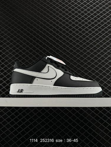 8poo Nike Air Force 1yu Low Air Force One scarpe da tavola sportive casual versatili alte con presta