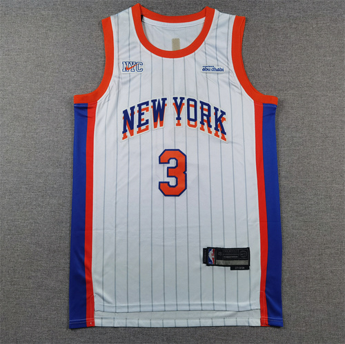 25a stagione Knicks No 3 Hart City Edition Bianco