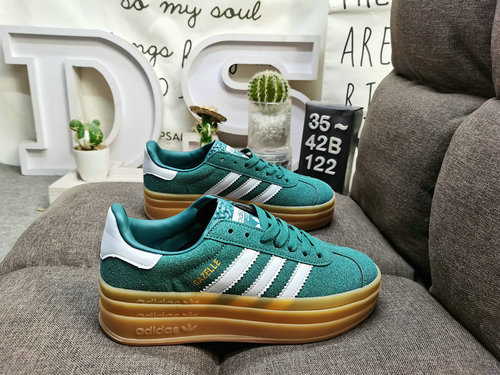 1yu22D Adidas Gazelle Bold W JIpoo325 Tre foglie di trifoglio Tre strati Fondo spesso Basso Top Retr