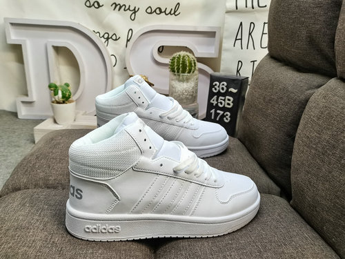 1yu73D Adidas Adidas HOOPS 2poo Versatile articolo singolo Scarpe da tavolo casual per sport da tenn