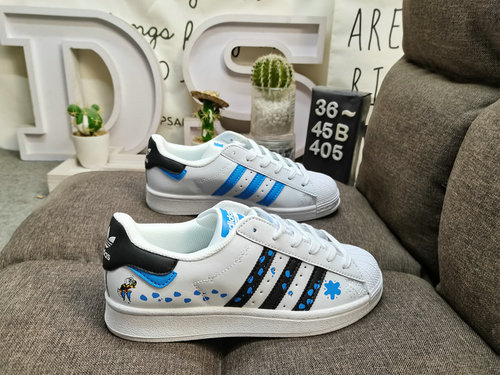 4po5D Adidas Originals SUPERSTAR Shell Head Classico Versatile Scarpe da tavolo sportive casual Schi