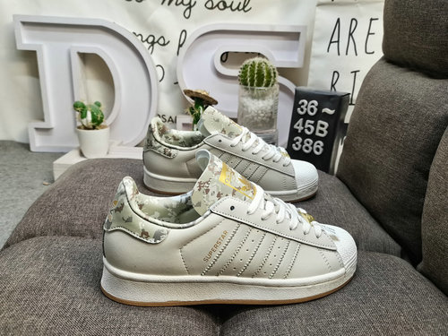 386D Adidas Adidas Originals SUPERSTAR Shell Head Classico Versatile Scarpe da tavolo sportive casua