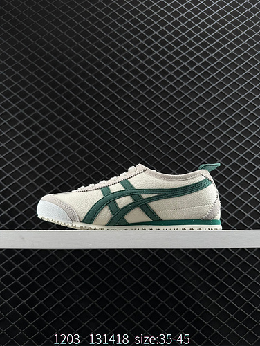 9poo Onitsuka Tiger MEXICO 66 Chiede Arthurs Onizuka Tiger Low Top Bianco Blu Rosso Ammortizzatore S