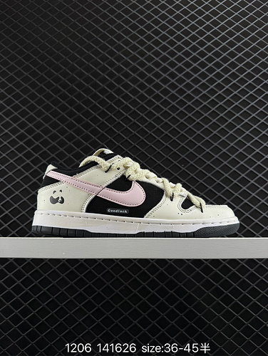 1yu3poo Nike SB Dunk Low Pizzo con coulisse decostruito Produttore originale puro Materiale original