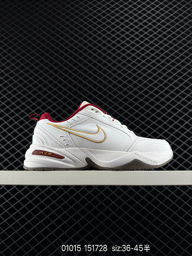 1yu4poo Company level Nike, Nike Air Monarch IV Emperor 4th generation retro dad versatile casual ru