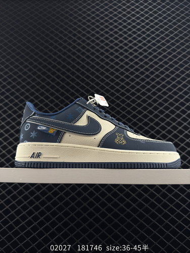 230 brand new version for autumn and winter, company level Nike Air Force 1 Low'07 full suede panda 