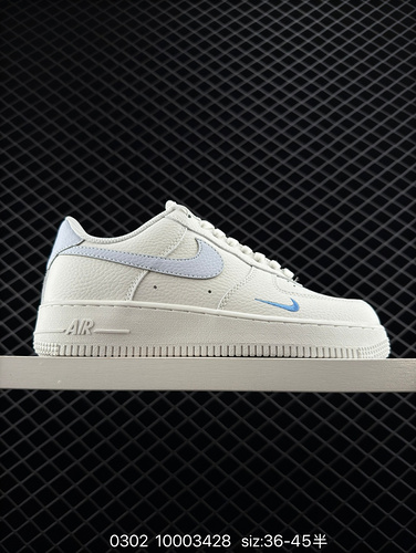 Company level NIKE Air Force 1'07 Low White Blue Hook Air Force No.1 Low Top Casual Board Shoes # Or