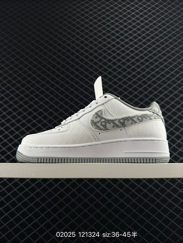 The Nike Air Force 1 Low is a versatile low top casual sports board shoe with soft and elastic cushi