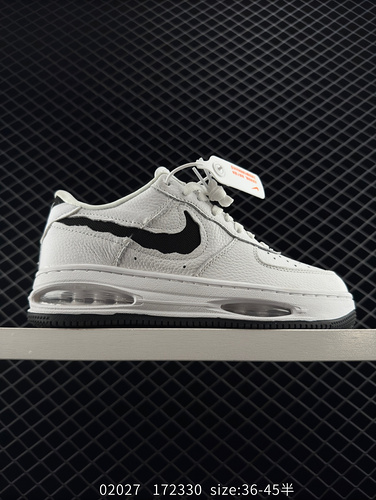 AF1 Nike Air Force 1'07 Low Air Force One cushion visual window thick sole height increasing versati