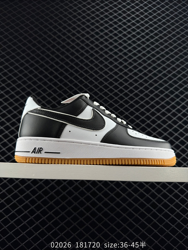 Air Force 1 &#x27; 07 Low White and Black Collagen Last Original Paperboard Creating Pure Air Fo