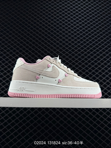 Nike Air Force 1; 07 Low Air Force One with air cushion, low top, versatile, thick sole, height incr