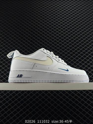 Nike AIR FORCE 1'07 Air Force No.1 low top versatile casual sports board shoes. The soft and elastic