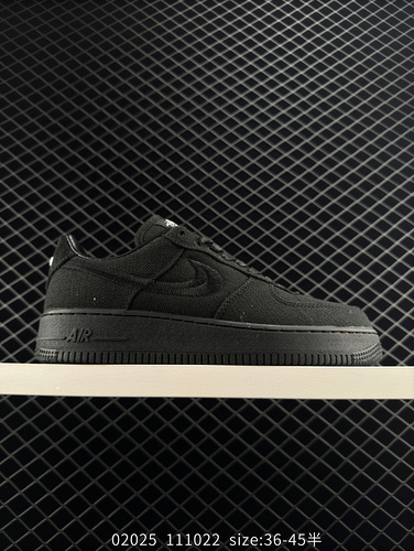 Stussy x NK Air Force 1 Stussy co branded Air Force One low top CZ9084-001 cash out for friends, exc