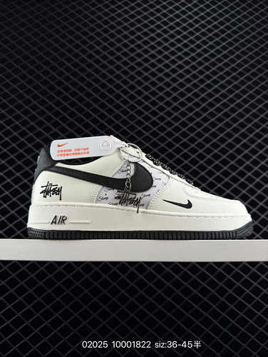 Limited overseas release! Company level Nike Air Force 1; 07 Low "Stusey Collaboration - Mihei 