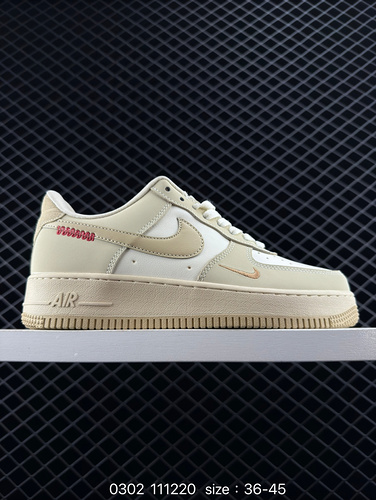 ✅ Air Force 1'07 Low Snake Year White Brown Original Last Original Paperboard Create Pure Air Force 