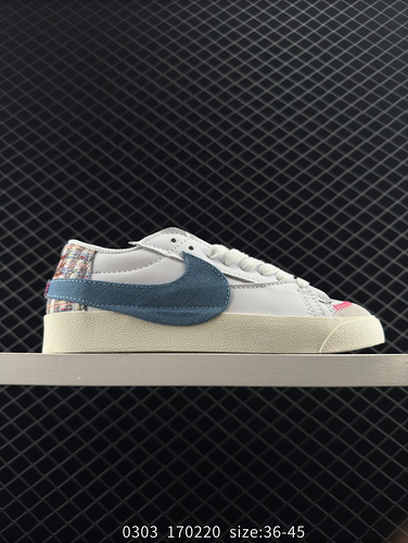 Nike Blazer Low&# x27; 77 Jumbo sports shoes, grabbing board shoes, revolutionize and reshape cl