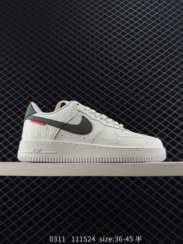 Head layer ✅ Nike Air Force 1 "07 Air Force One low top versatile casual sports board shoe. The
