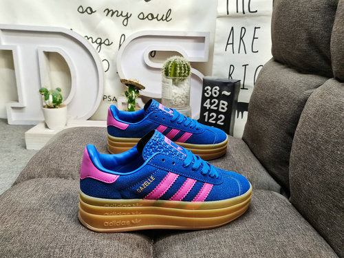 122D ✅ Adidas Originals Gazelle INdoor IG4367 Three Leaf Clover Casual Anti Slip Wear Resistant Low 