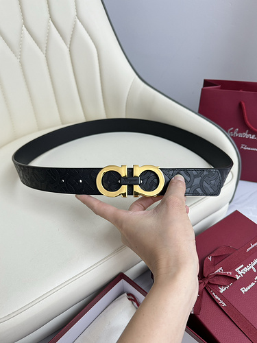 Ferragamo Belt Wholesale Ferragamo Men's Belt Wholesale Original Genuine Leather Material in Stock P