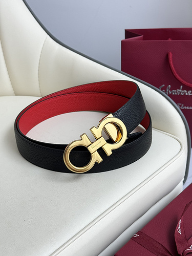 Ferragamo Belt Wholesale Ferragamo Men's Belt Wholesale Original Genuine Leather Material in Stock P