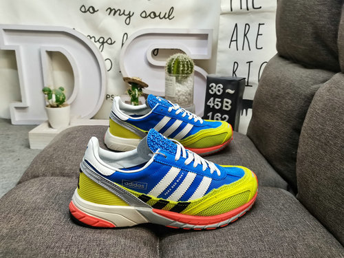 162DAdidas x Bad Bunny Adizero SL 72 suede leather co branded running shoes