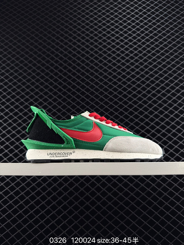 Nike Daybreak Retro Versatile Breathable Low cut Casual Running Shoes Men and Women Black and White 
