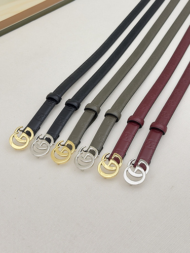 GUCCI belt wholesale Gucci women's belt wholesale original leather material in stock promotion width