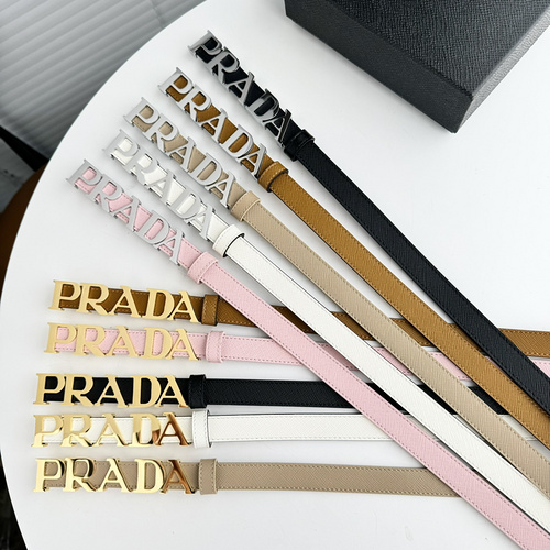 PRADA belt wholesale Prada women's belt wholesale original leather material in stock promotion width