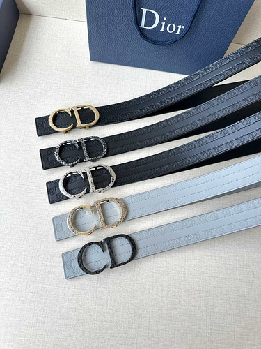 DIOR Belt Wholesale Dior Men's Belt Wholesale Original Genuine Leather Material in Stock Promotion W