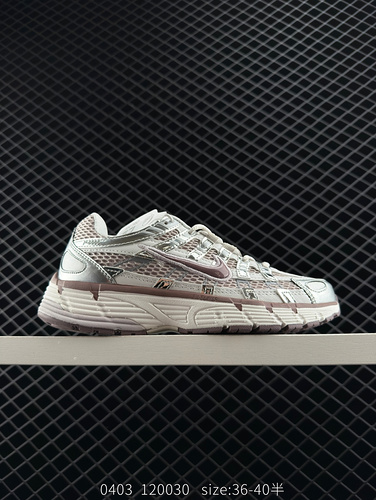 The company level Nike P-6000 retro technology personalized casual sports dad shoe features a criss 