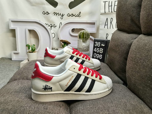 096D Adidas Three Leaf Clover Originals Superstar BZ2522 Shell Head Classic Versatile Casual Sports 