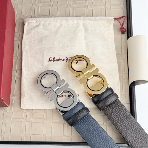 FERRGEMO Belt Wholesale Ferragamo Men's Belt Wholesale Original Genuine Leather Material in Stock Pr