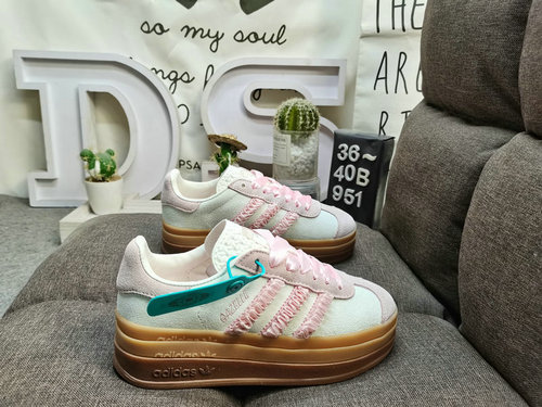 1D ✅ Adidas Originals Gazelle INdoor JR8374 Three Leaf Grass Casual Anti Slip Wear Resistant Low Top