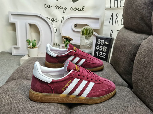 122DAAdidas ORIGINALS Handball Spzl JP68 Adidas low top comfortable, trendy, lightweight, wear-resis