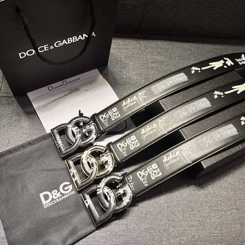 DOLCE GABBANA Belt Wholesale DG Dolce&Gabbana Men's Belt Wholesale Original Genuine Leather Mate