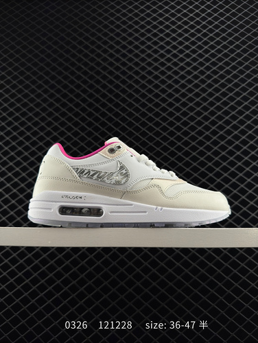 The Nike Air Max 1 is a shock-absorbing and durable sports shoe with an air cushion. The shoe body m