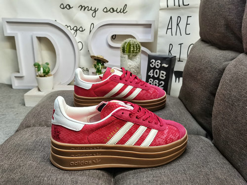 862D company level ✅ Adidas Origins GAZELLE BOLD CNY JQ5977 Snake Year Limited Edition High Heat New