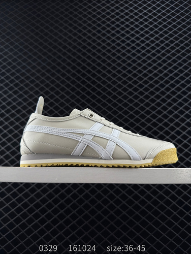 Onitsuka Tiger MEXICO 66 Asks Onitsuka Tiger Low Top White Blue Unisex Shock Absorbent Support Low B